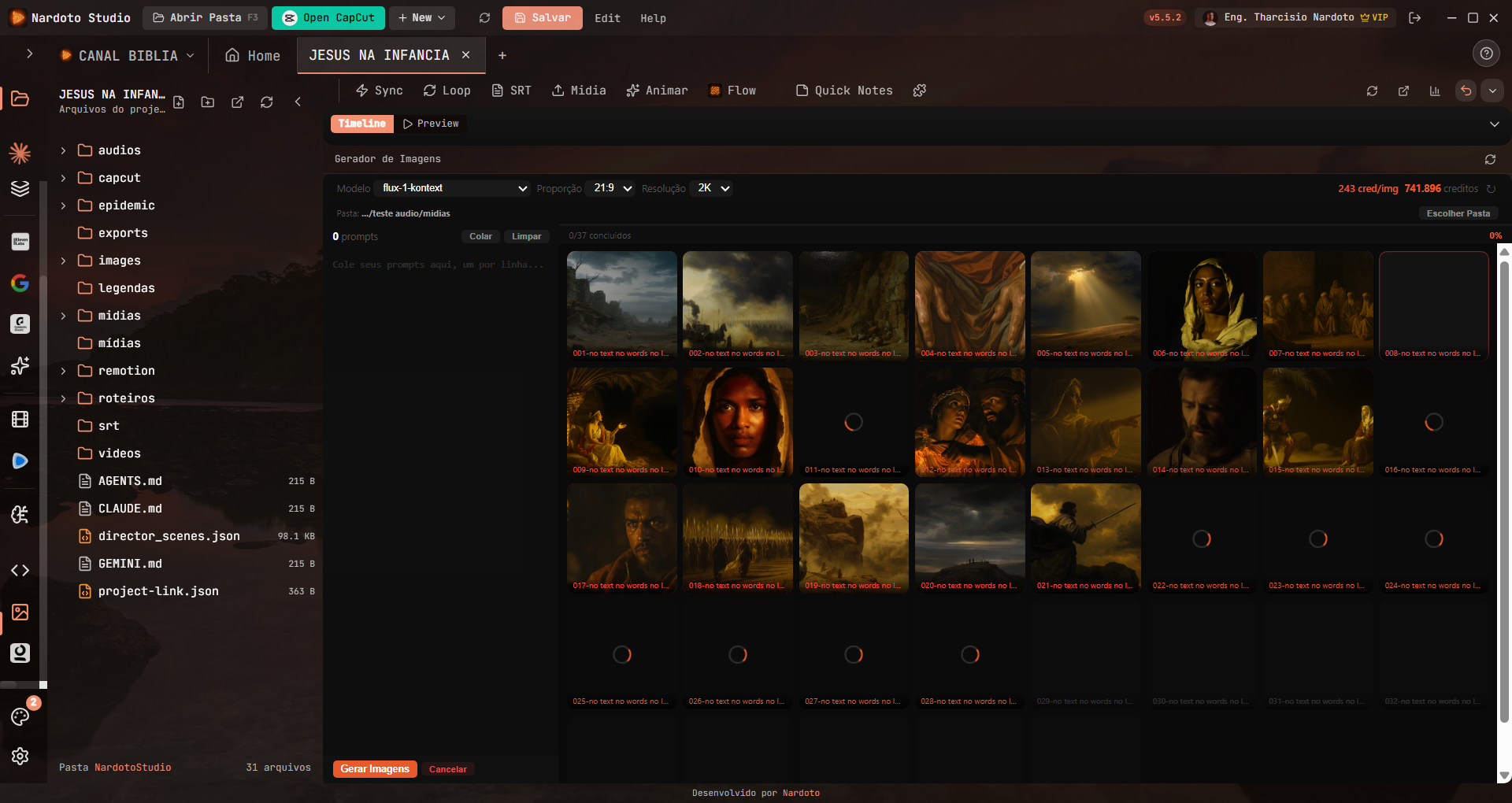 Gerador de imagens com IA