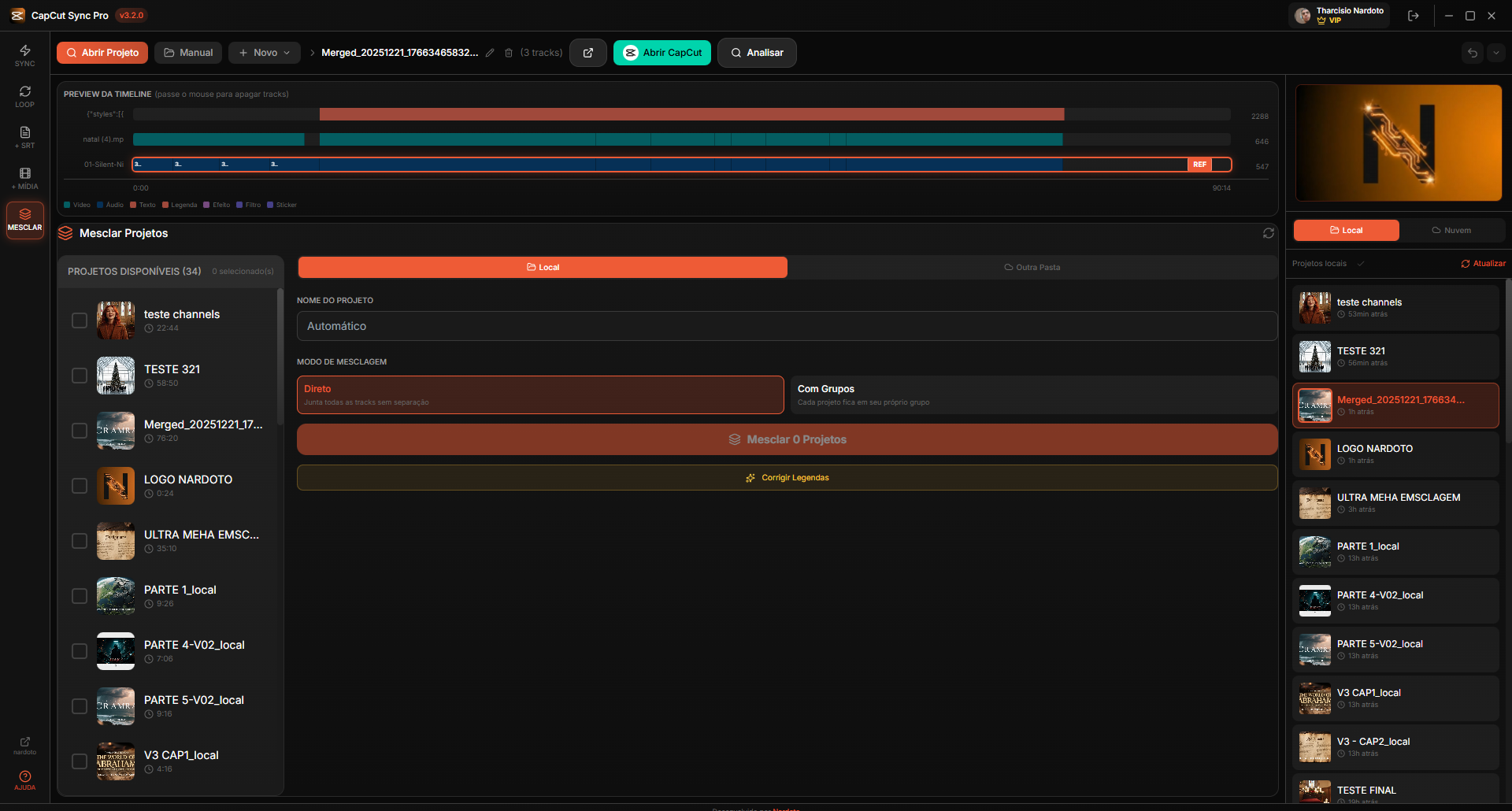CapCut Sync Pro - Legendas SRT