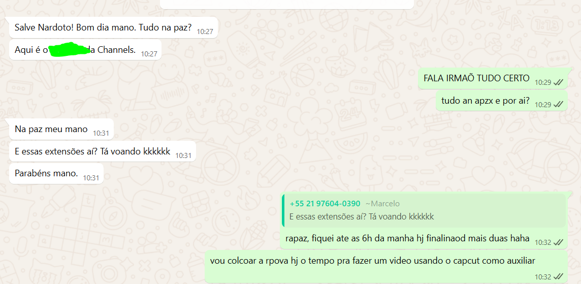 Feedback positivo sobre extensões Chrome