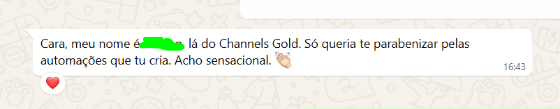 Depoimento sobre impacto das automações